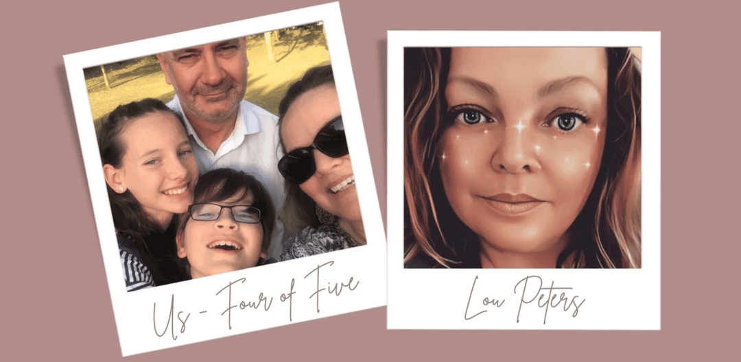 Meet The Maker two polaroid images of Australian cloth doll maker Upper Dhali.