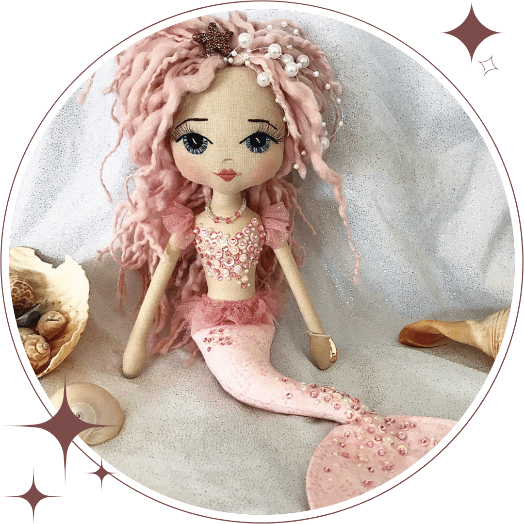 Handmade mermaid dolls hotsell