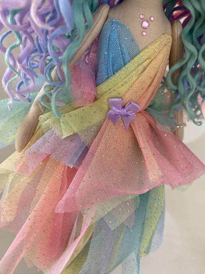 Flossy Dot Rainbow Fairy Doll
