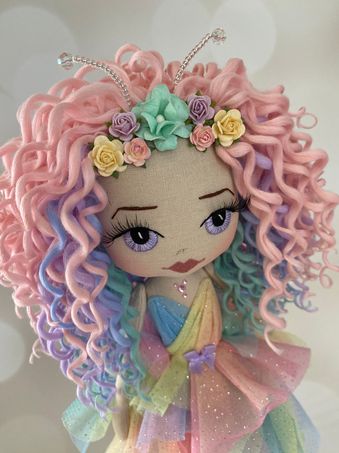 Flossy Dot Rainbow Fairy Doll