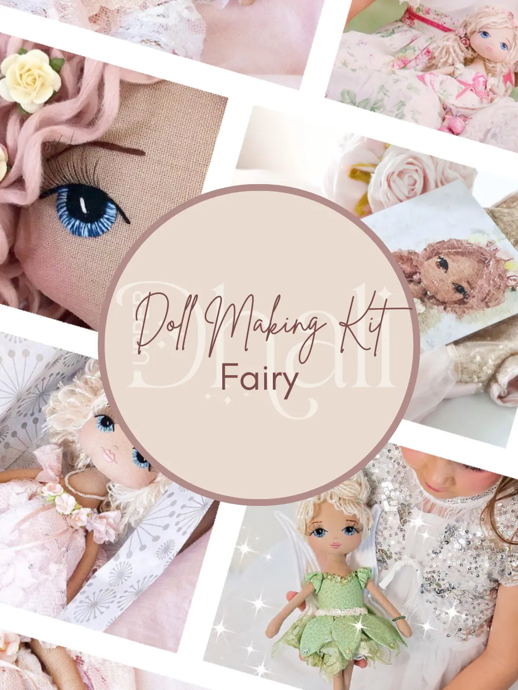 Doll making kit for Upper Dhali handmade doll Fairy style doll temporary cover image