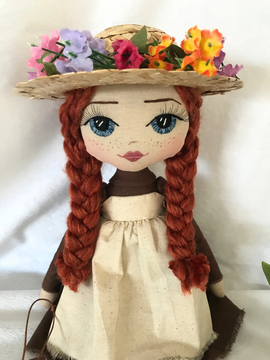 Anne with an E inspired handmade doll by Upper Dhali