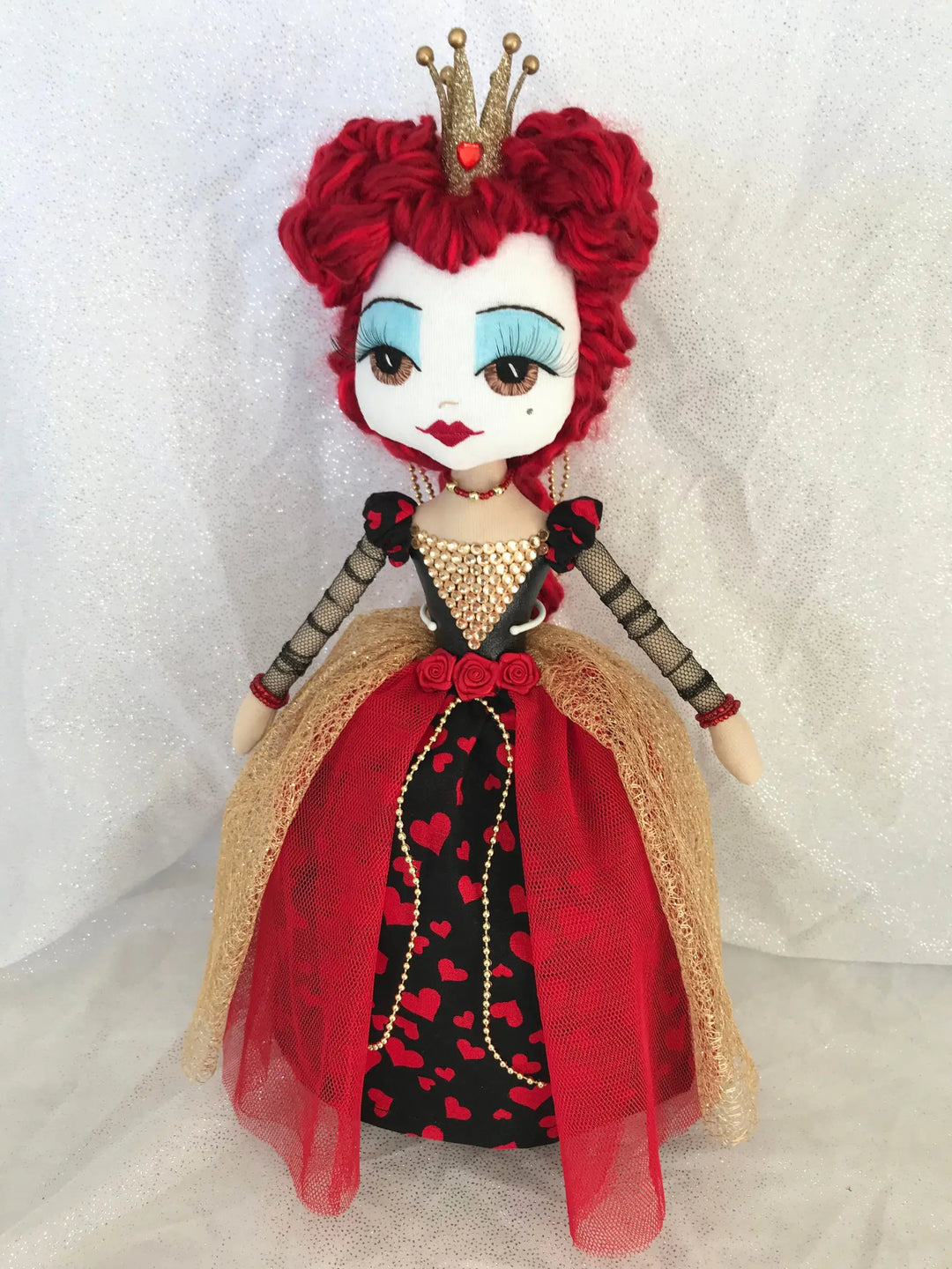 Queen of Hearts inspired doll by Upper Dhali