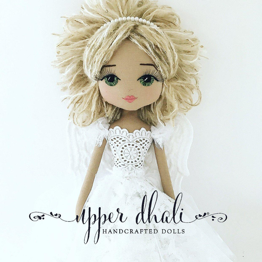 keepsake doll, angel doll, bereavement keepsake, handmade doll